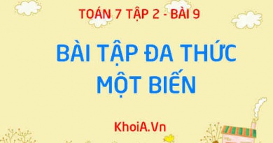 Bài tập nghiệm của đa thức một biến: Bài tập 54, 55, 56 trang 48 SGK Toán 7 tập 2 bài 9